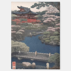Magnet - Tempel am Fluss - Japan