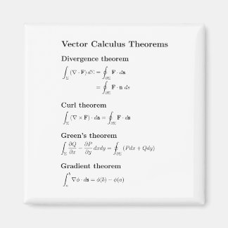 Magnet : théorèmes de calcul vectoriel