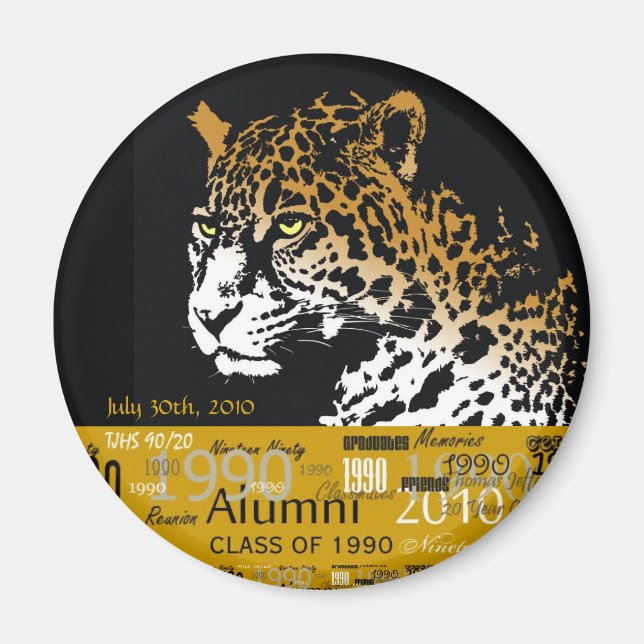 Magnet TJHS 20 ans rond (Devant)