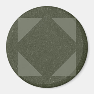 Magnet triangle vert de mousse moderne