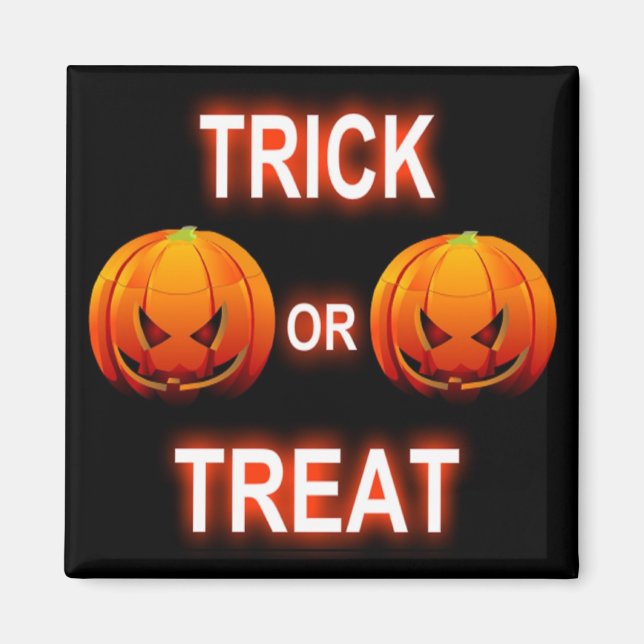 Magnet Trick oder Treat Pumpkins (Vorne)