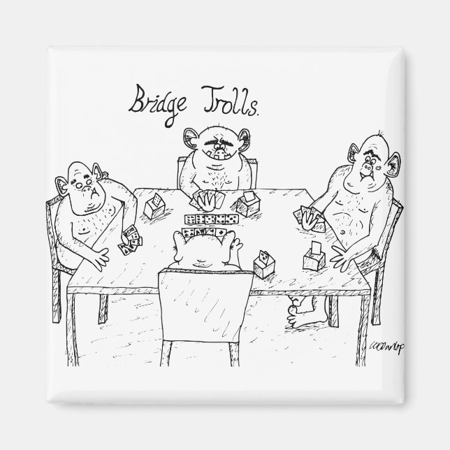 Magnet - Trolls des ponts (Devant)