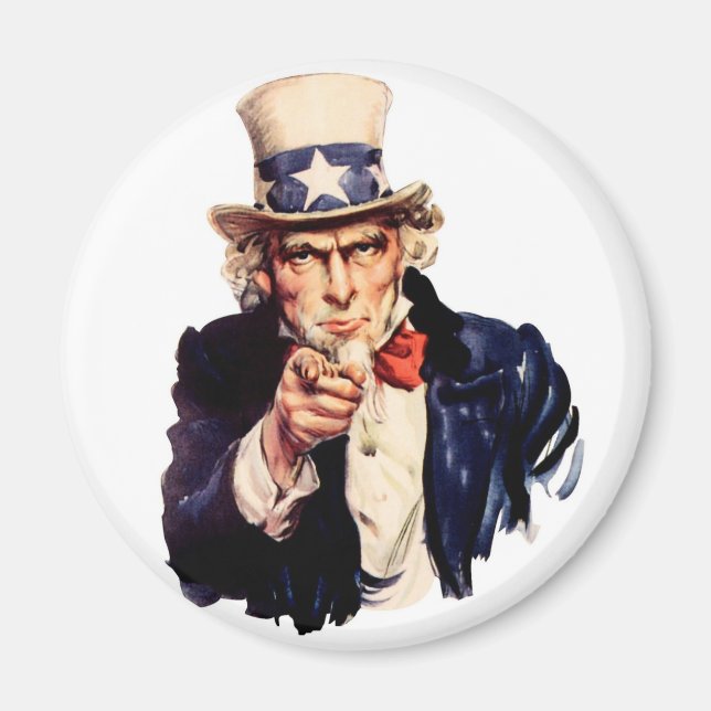Magnet „UNCLE SAM " (Vorne)
