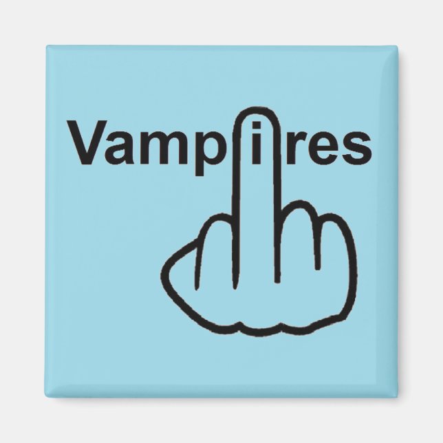 Magnet Vampires Gedreht (Vorne)