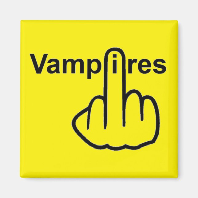 Magnet Vampires Gedreht (Vorne)
