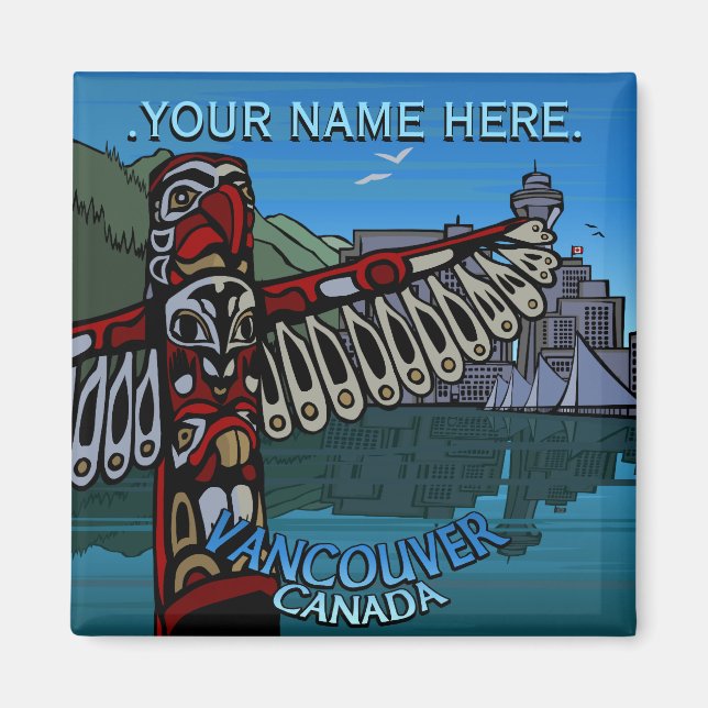 Magnet Vancouver Personnalisé Magnet Vancouver (Devant)