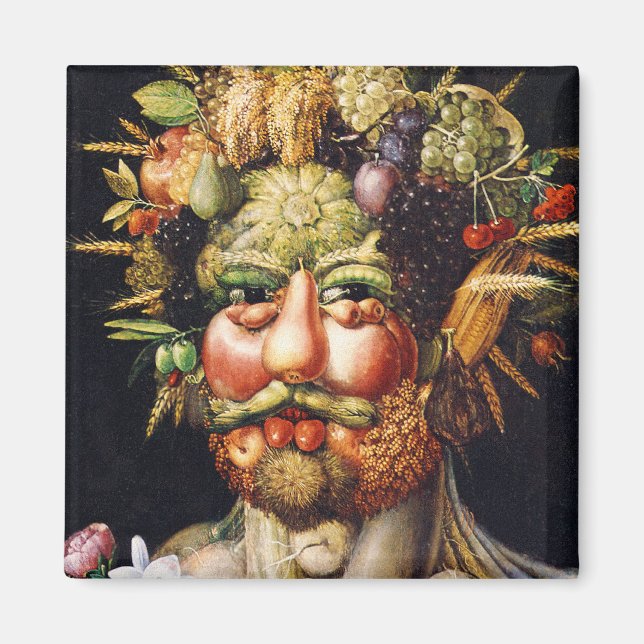 Magnet: Vertumnus (Portrait von Rudolf II.) Magnet (Vorne)