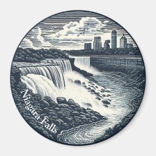 Magnet Vintage de Niagara Falls