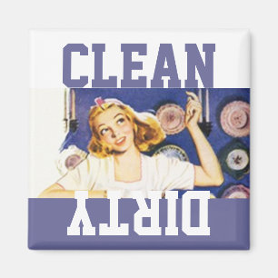 Magnet-Vintage Retro glückliche Magnet