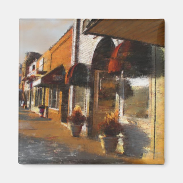 Magnet von Brighton Michigan Szene (Vorne)