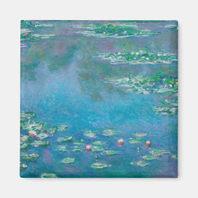 MAGNET: "WASSERLILIEN" NACH MONET MAGNET (Vorne)