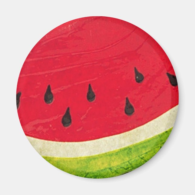 MAGNET WATERMELON POUR PORTE DE RÉFRIGÉRATEUR (Devant)