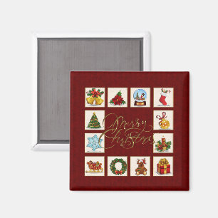 Magnet Weihnachtselemente