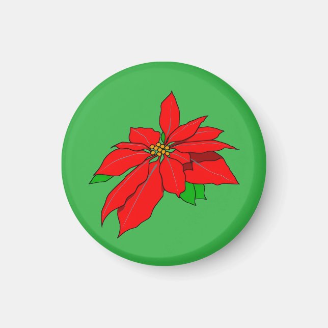 Magnet Weihnachtsstern (Vorne)