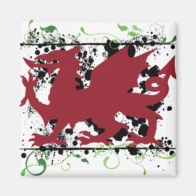 Magnet Welsh Dragon (Devant)