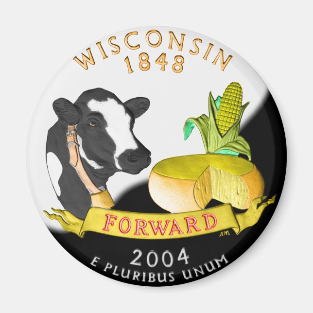 Magnet Wisconsin (Devant)