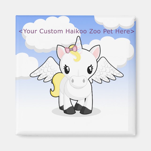 Magnet Zoo Personnalisé Haikoo (Devant)
