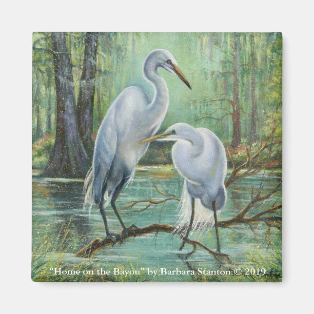 Magnet "Zuhause on the Bayou" (Vorne)