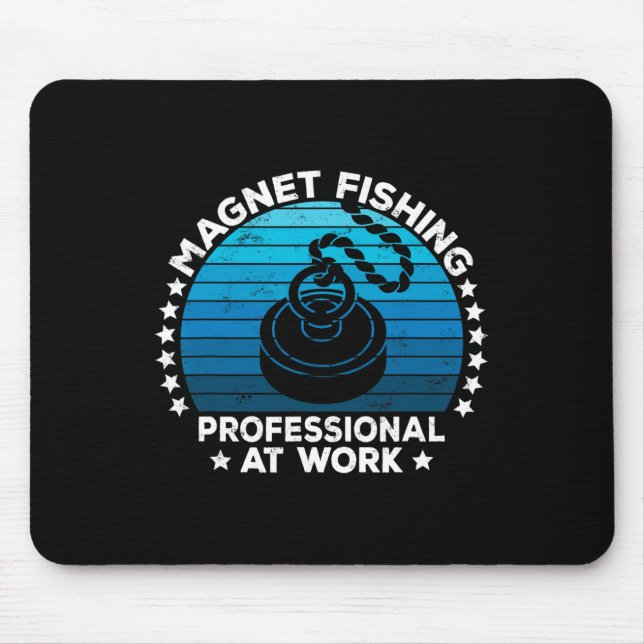 Magnetangler Schatzsucher Dreckfischer Metall  Mousepad (Vorne)