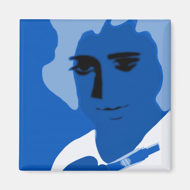 Magnetblau Magnet (Vorne)