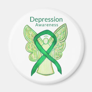 Magnete für den Engel-Engel "Depression Awareness" Magnet