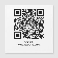 MAGNETE QR CODE SIGN - NUTZEN SIE HIER FREIEN GENE