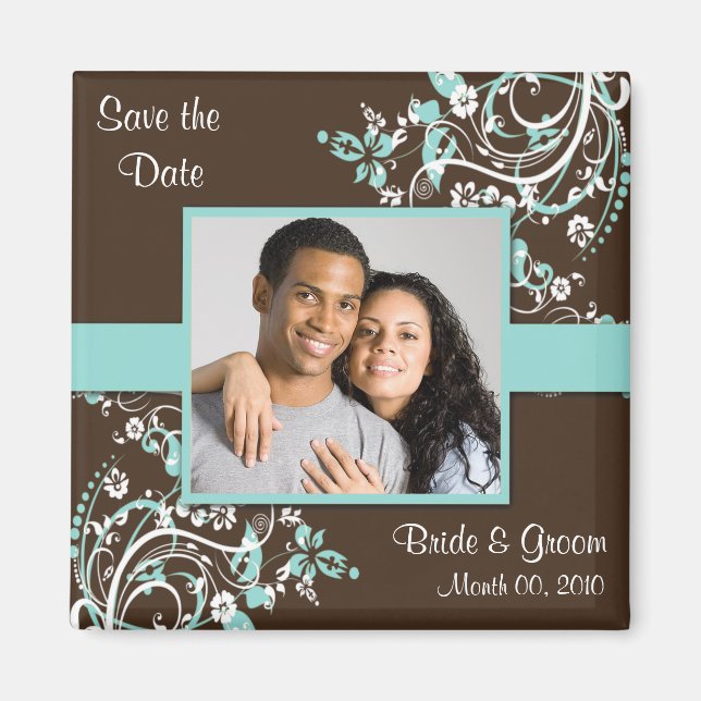 Magnete Save the Date für Fotos Magnet (Vorne)