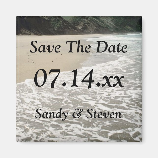 Magnete Save the Date für Fotos Magnet (Vorne)