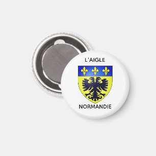 Magnete - Wappen von L'Aigle - Normandie Magnet