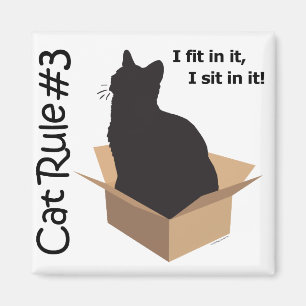 Magneten der Katzen-Regel-#3 Magnet