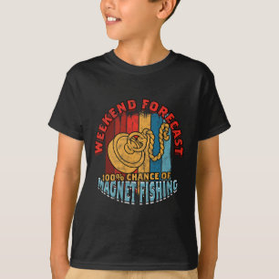 Magnetfischen Magnetisches Fischen Magnet Fischen T-Shirt