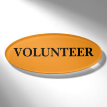Magnetic Badge - Volunteer