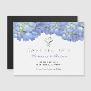 Magnetic Blue Moon Hydrangea Enregistrer la carte 