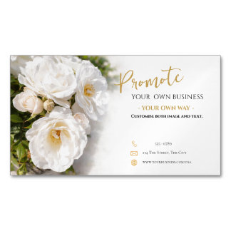 Magnetic Business Card - Editable Magnetische Visitenkarte