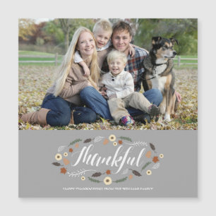 Magnetic Thanksgiving Carte photo
