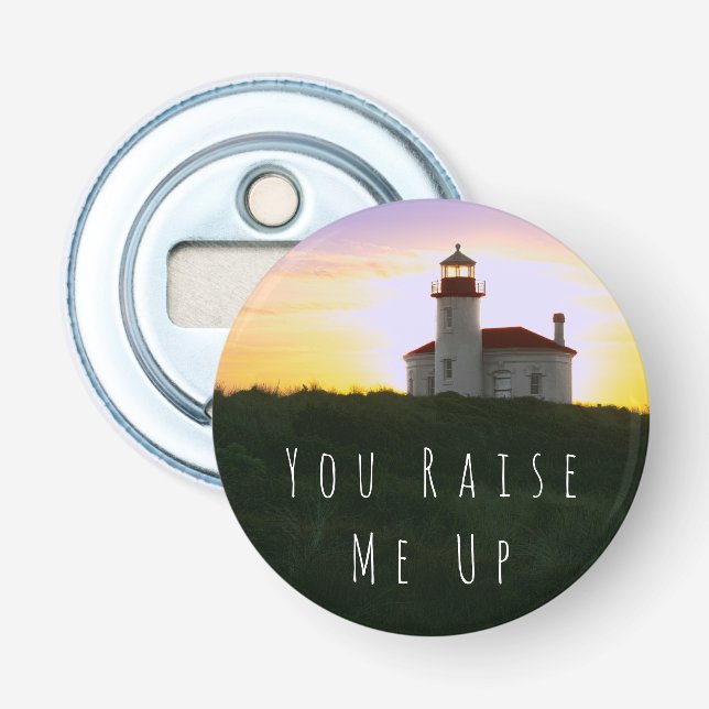 Magnetic "You Raise Me Up" Flaschenöffner (Vorderseite)