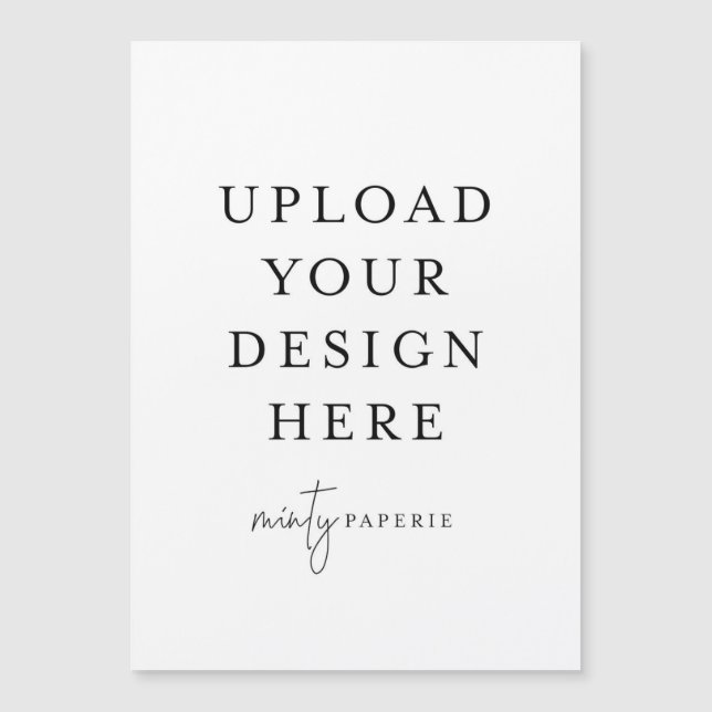 Magnétique Carte à puce Portrait 5" x 7" (Devant)