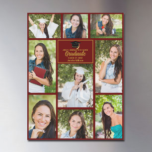 Magnétique Carte aimantée de collage photo de remise de diplô