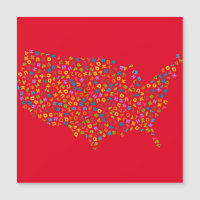 Carte alphabétique des États-Unis