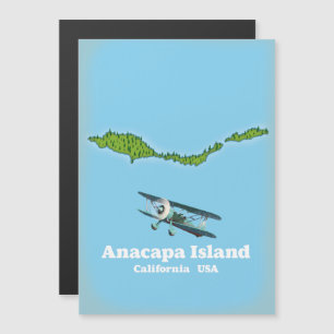 Magnétique Carte Anacapa Island California USA