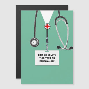 Magnétique Carte cadeau infirmière personnalisée