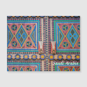 Magnétique Carte d'aimant de porte de l'Arabie Saoudite Najd