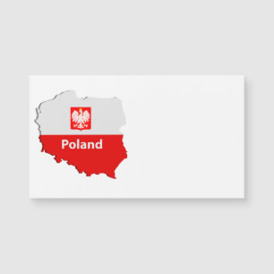 Magnétique Carte de la Pologne