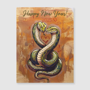 Magnétique Carte de serpent en bois Wish for Love 2025