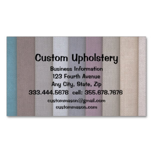 Magnétique Carte de visite de bateau Upholstery personnalisé