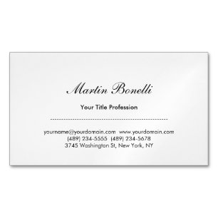 Magnétique Carte de visite de design professionnel extraordin