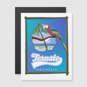 Magnétique Carte de voyage de Nias Island Indonésie