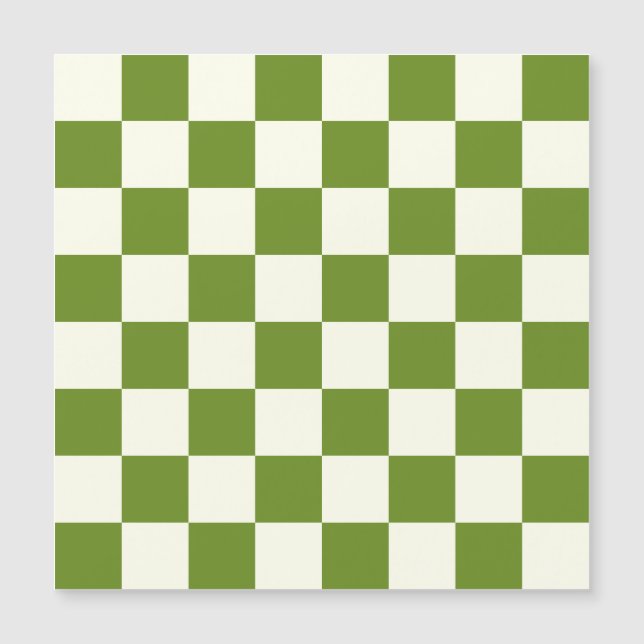 Magnétique Carte d'échecs couleur personnalisée (Devant)