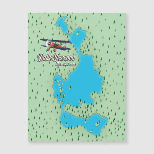 Magnétique Carte du lac Texcoco Mexique