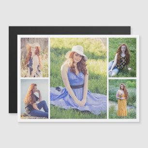 Magnétique Créez votre propre 5 photo Collage carte magnétiqu